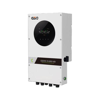 China 5kw 6kw 8kw 10kw 15kw 20kw solar hybrid inverter 1 Phase 3Phase On-Grid/Off-grid with Energy Storage 192 x 360 x 665mm for sale