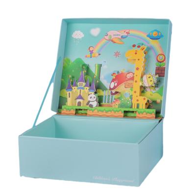 China Luxury Recyclable Birthday Paper Box Candle Box Cardboard Packaging Box for sale