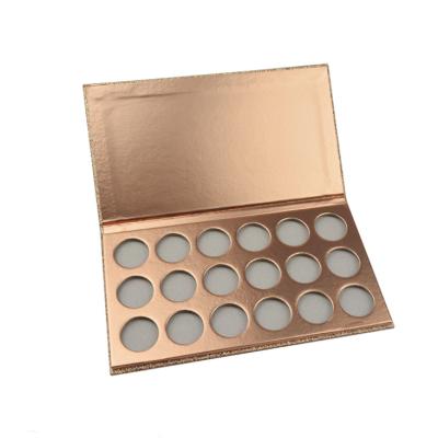 China Beautiful Recyclable High Quality Onion Gold 18 Color Eyeshadow Palette for sale