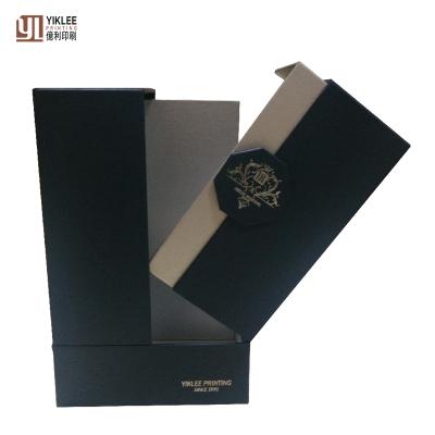 China New Recyclable Fancy Looking Creative Middle Open Luxury Perfume Packaging Box for sale