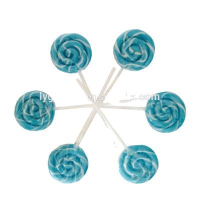 중국 Natural Super Delicious Blueberry Flavor Candy Swirl Lollipops 판매용