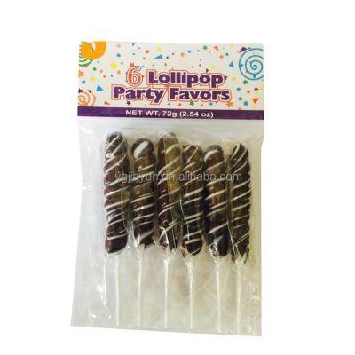 Chine Normal MPs Best Selling Twist Black Cherry Lollipop Hard Candy à vendre