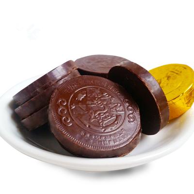 China Wholesale golden sweet crispy chocolate with chocolate coin and candies piece for sale