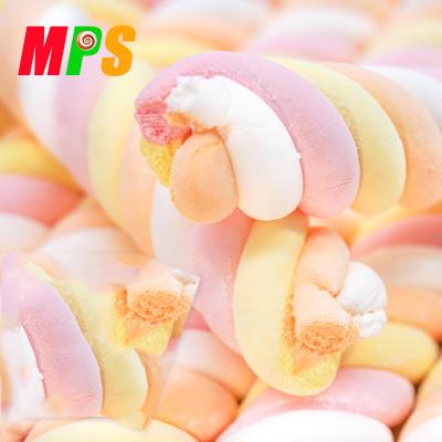 Chine Natural Wholesale Halal Meat Long Twist Marshmallow Sticks Candy / Cotton Candy In Bag à vendre