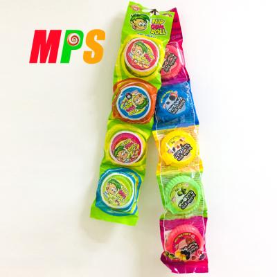 Chine Plumbers Natural Flavor Multicolor Rolls Bubble Gum Packaging In Cartoon Box à vendre