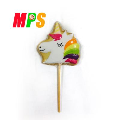 China Low-CARB Unicorn Diamond Halloween Lollipops Handmade Cookie for sale