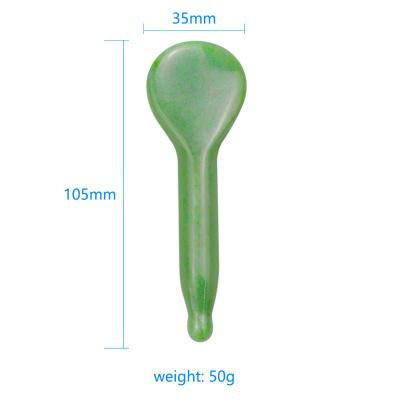 China 2021 Products popular hand held gua sha stone massager aventurine spoon gua sha for sale