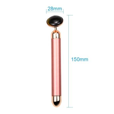 China Wholesale Authentic Luxury Vibrating Electric Facial Roller Automatic Tiger-eye Jade Roller for sale