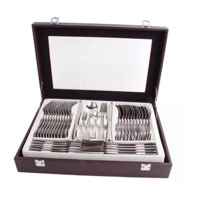 China Sustainable High Quality 75PCS or 72PCS Stainless Steel Cutlery Set Promotion Gift Set for sale