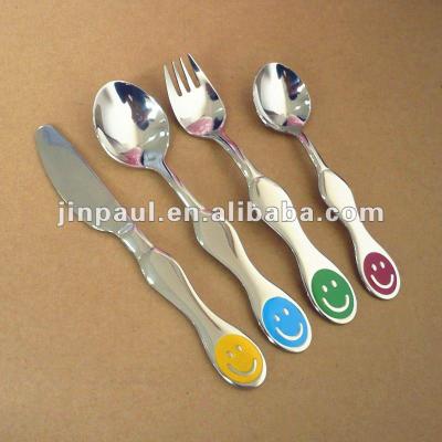 China Sustainable Kids Stainless Steel Flatware for sale