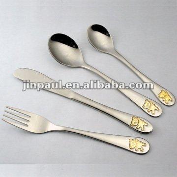 China Kids Knife Fork Spoon Sustainable Set, Children's Cutlery for sale