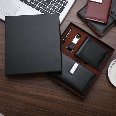 China Office Suit Pen + Card Case + Exquisite Metal Business Gift Set Notebook + Main Five-piece Chain Suit for sale