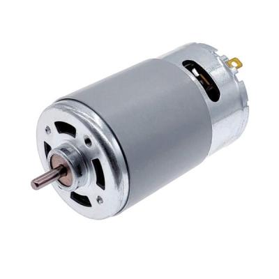 China RS-555 DC Motor 2W-110W 3000rpm 12V 24V Brushed DC Motor For Drill Machine Water Pump for sale