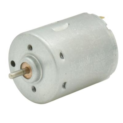 China 27.7mm 6000rpm RS360 12V 24V Small DC Electric Motors Dual Shaft For Hair Drier for sale