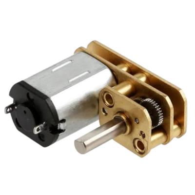 China DC12V N20 Geared Motor 30rpm 6V Gear Reduction Electric Motor For Robot Door Lock for sale