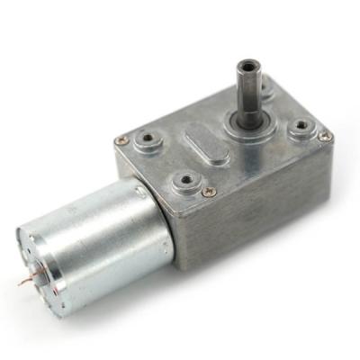 China Low Speed Turbo Worm Geared Motor 12V 24V High Torque Worm Gearbox for sale