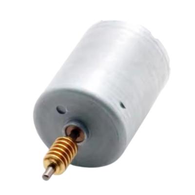 China 12V DC Mini Motor RK-370 Worm Gear Shaft Electric Motor 4700RPM Car AV Actuator for sale