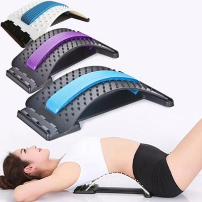 China Portable Hot Sales Acupuncture Massage Back Pain Relief Multi-Level Adjustable Spine Lumbar Lumbar Lower Back Stretcher Device for sale