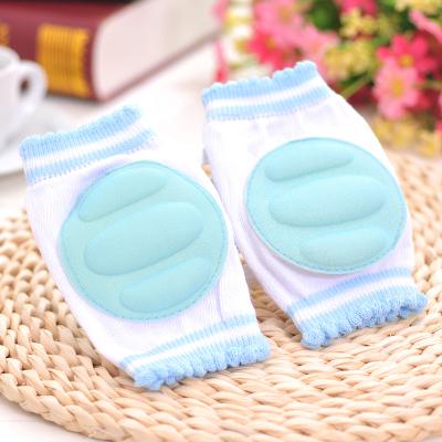 China Hot Selling Amazon Cotton Anti Slip Baby Knee Pad Baby Knee Protector Knitted Crawling Support for sale