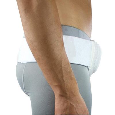 China Relieve Comfortable Adjustable Groin Belt Surgery Waist Pain Inguinal Hernia Belt for Men Left or Right Side Post for sale