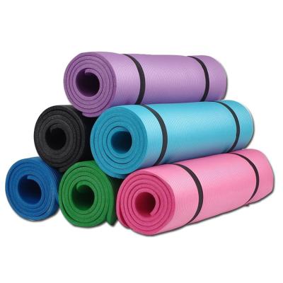 China Foldable Sports Fitness Exercise Mat Home Gym Set Workout Mats For Yoga Non Slip Travel Fitness Exercise Eco-friendly Protection for sale