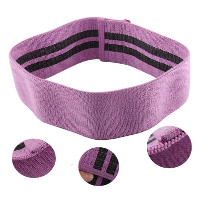 China Factory Price Hot Sale Non-Rolling Hip Circle Gym Fitness Non-slip Exercise Stretching Custom Resistance Band For Booty Training for sale