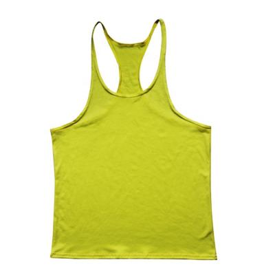 China Best Selling Men Gym Summer Breathable Cotton Stretch Vest Sleeveless Tank Top for sale