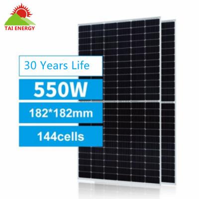 China Hot Selling M10 182*182MM Solar Cell 540W Solar Panel 182mmx182mm for sale