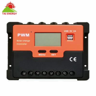 China Best Selling solar charger controller taienergy pwm 20A solar charge controller for sale