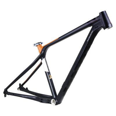 China Wholesale OEM Aluminum Alloy High Strength Bicycle Frame Lightweight For Cross Country Mountain Bikes Black 27.5 Lower Axle for sale