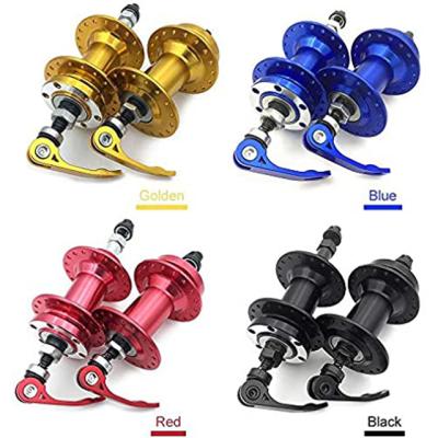 China Customized Colorful Aluminum Alloy Road Bike Hubs 29-36 Hole Disc Brake Hub Front Rear Quick Release Set MTB Hub for sale