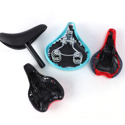 China High quality movement with new reflector style bicycle spider saddle carbon fiber material for 12