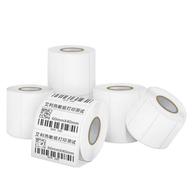 China Wholesale Cheap Price Label Stickers Eco-friendly Thermal Roll 57x30mm Waterproof Custom Self Adhesive 80x80mm 80x70mm 80x60mm for sale