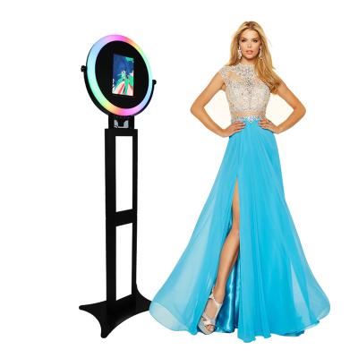 China 2022 Hot Sale Party iPad Photo Booth Selfie Machine Printer Stand With Printer For Events for sale