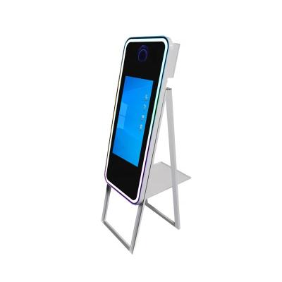 China Vanya event led mirror glass 360 degree photo booth for sale