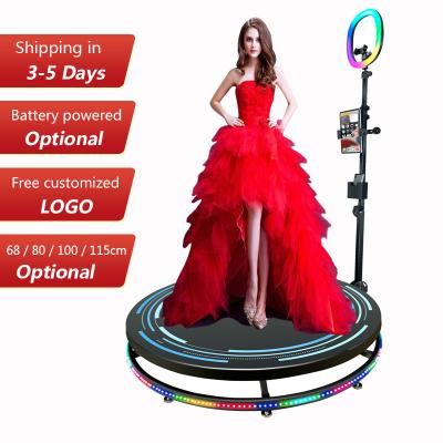 China Hot Sale Event Vanya 115 Metal 360 Cm Auto Photo Booth With Speed ​​Drive for sale