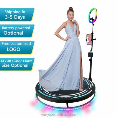 China Event Vanya 100cm Wholesale 360 ​​Photo Booth Support Smartphone iPad GoPro DSLR Camera for sale