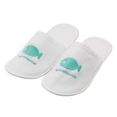 China Indoor Home Outdoor Custom High Quality Quick-Dry Spa Slipper Anti-slip Sole Disposable Slippers for sale