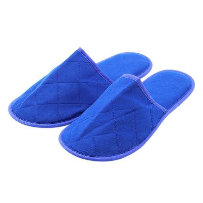 China Indoor Home Outdoor Beach UG Blue Cotton Breathable Slippers OEM Custom wholesale Disposable Hotel Slippers special styles for sale