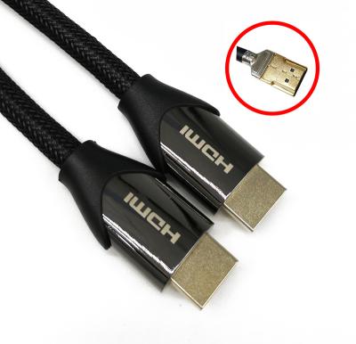 China COMPUTER 8K HDMI 2.1 Cable Ultra HD High Speed ​​48Gbps 120hz HDMI Cord Gold Connectors Nylon Braided for sale