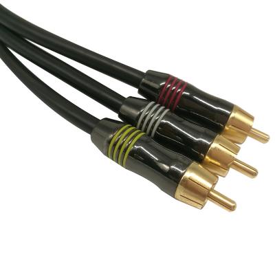 China Gold Plated 3RCA to Cable 3RCA DVD Player, Best Audio for Your High Fidelity Home Theater for sale