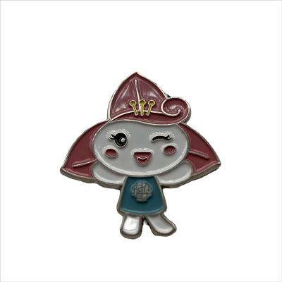 China High Quality China Metal Badge Gold Plated Badges With Pins Zinc Alloy Hard Enamel Cartoon Cute Animal Custom Pictures for sale