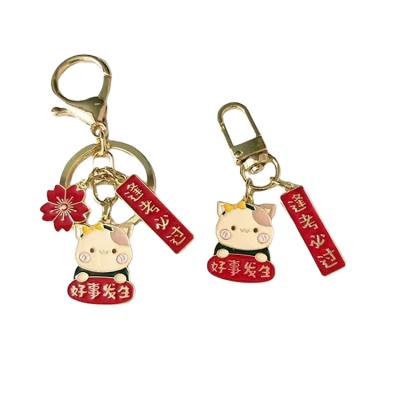 China China Manufacturers China Iron Metal Zinc Alloy Custom Personalized Keychains Soft Hard Metal Enamel Key Chain for sale