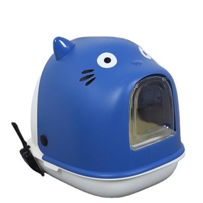 China High quality stocked high quality good prices pet supplies ciute single cat litter box for sale