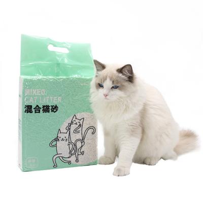 China Factory OEM Natural Flushable Tofu Sustainable Litter Recycled Cat Sand Litter Pellets for sale