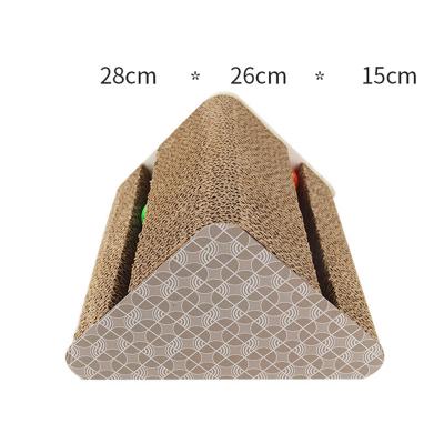 China Factory Customized Viable Best Selling New Thick Wrinkled Long Cat Scratcher Cardboard for sale