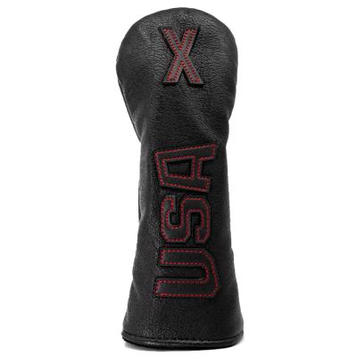 China Factory Price Hand Made Rescue Headcovers Wholesale Golf Headcovers Wood Customized Logo Premium Leather Golf Wood Covers Golf Accessories for sale