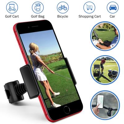 China Hand Made Golf Swing Aid Golf Phone Holder Clip, Mobile Phone Swing Recording Clip Disc for sale