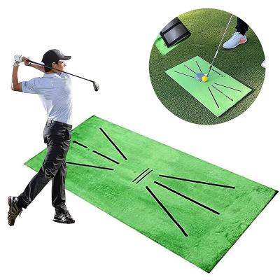 China High Quality Hand Made Mat Rubber Base Amazon Hot Selling Practice Golf Mini Hitting Mat Wholesale Putting for sale