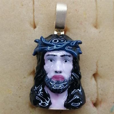 China Hot Sale Hip Hop Pendant Necklace Full Iced Out S925 Moissanite Dish Logo Custom Jewelry for sale